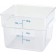 Winco PCSC-12C 12 Clear Polycarbonate Quart Square Storage Container