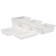 Winco PFFW-3 18" x 26" x 3" White Polypropylene Food Storage Box