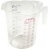 Winco PMCP-200 Polycarbonate Color Graduations 2 Quart Measuring Cup