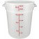 Winco PPRC-22W White Polypropylene 22 Quart Round Storage Container