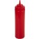 Winco PSW-12R Wide Mouth Red 6pcs/pk 12oz Squeeze Bottles