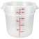 Winco PTRC-18 18 Qt Translucent Polypropylene Round Storage Container