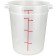 Winco PTRC-8 8 Qt Translucent Polypropylene Round Storage Container