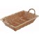 Winco PWBN-12B Rectangular with Handles 12" x 8" x 3" Natural Poly Woven Basket