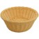 Winco PWBN-88R Round 8-1/4" x 3-1/4" Natural 12pcs/pk Poly Woven Baskets