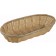 Winco PWBN-9B Oval 9" x 4-1/4" x 2" Natural Poly Woven Baskets