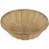 Winco PWBN-9R Round 9" x 2-3/4" Natural Poly Woven Baskets