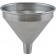 Winco SAF-05 3-7/8" Dia x 3-5/8"H 1/2 pt Spun Aluminum Funnel