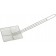 Winco SCF-6S Square Nickel Plated 6-3/4" Mesh Skimmer