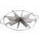 Winco SCU-8 Stainless Steel 8 Cut Pie Cutter