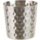 Winco SFC-35H Satin Finish Solid 3.25" Dia. X 3.5" H Stainless Steel Hammered Fry Cup