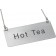 Winco SGN-201 Stainless Steel Hot Tea Chain Sign
