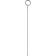 Winco SKO-10 10" Oval Stainless Steel Skewers
