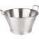Winco SLO-16 Heavy-duty Stainless Steel 16" Bowl 16 Quart Colander with Handles & Base
