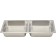 Winco SPFD2 Full-size 2-1/2" Stainless Steel Divided Food Pan