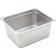 Winco SPJH-206 Half-size 6" 22 Ga Stainless Steel Anti-jam Steam Pan