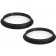Silikomart TART RING 15 6" Dia. Black Tart Ring