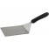 Winco TKP-63 Black Polypropylene Handle 5 x 6 Blade Extra Heavy Turner with Cutting Edge
