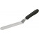 Winco TKPO-7 Black Polypropylene Handle 6-1/2" x 1-5/16" Blade Spatula with Offset