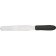 Winco TKPS-7 Black Polypropylene Handle 7-15/16" x 1-1/4" Blade Bakery Spatula