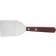 Winco TN32 Wooden Handle 2" x 2-1/4" Blade Turner with Offset