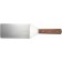Winco TN48 Wooden Handle 8" x 3-15/16" Blade Turner with Offset