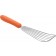Winco TNH-60 Orange Nylon Handle 6-3/4" x 3-1/4" Blade High Heat Fish Spatula