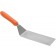 Winco TNH-70 Orange Nylon Handle 7-1/4" x 3" Blade High Heat Square Edge Turner
