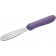 Winco TWP-31P Purple Polypropylene Handle 3-5/8" x 1-1/4" Blade Allergen Free Sandwich Spreader