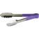 Winco UTPH-9P Polypropylene Handle Purple 9" Stainless Steel Utility Tong