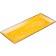 Winco WDM001-608 Yellow 24 pcs/case 19" x 8" Melamine Rectangular Plate