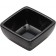 Winco WDM009-301 Black 48 pcs/case 2-1/2" Melamine Square Mini Bowl