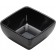 Winco WDM009-302 Black 48 pcs/case 3-1/2" Melamine Square Mini Bowl