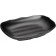 Winco WDM018-302 Black 24 pcs/case 8-3/4" x 5-1/2" Melamine Rectangular Plate