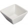 Winco WDP021-105 Bright White 36 pcs/case 3-1/8" Porcelain Square Mini Bowl