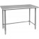 Omcan 28633 30" x 48" Stainless Steel Leg Brace and Open Base Worktable