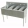 Advance Tabco 4-4-48 4-Compartment 430 Stainless Steel Square Corner Scullery Sink