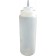 Omcan 40476 946 ml Clear Vingear Condiment Squeeze Bottle Set