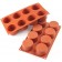 Silikomart SF028 8pcs 3.04 oz. Cylinder Silicone Mold
