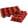 Silikomart SF098 12pcs 2.80 oz. Cylinder Silicone Mold