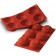 Silikomart SF078 6pcs 3.89 oz. Dahlia Silicone Mold