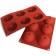 Silikomart SF086 6pcs 3.89 oz. Dome Silicone Mold