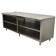 Advance Tabco EF-SS-247M 84"W x 24"D Open Base with Fixed Mid-Shelf 1.5" Backsplash Work Table