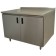 Advance Tabco HF-SS-245 60"W x 24"D Hinged Doors 1.5" Backsplash Work Table
