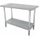 Advance Tabco GLG-242 24" x 24" 14 Gauge Premium Flat Top with Undershelf Work Table