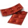 Silikomart SF002 6pcs 2.71 oz. Half-sphere Silicone Mold