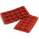 Silikomart SF081 15 pcs 1.52 oz. Square Savarin Silicone Mold
