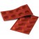 Silikomart SF015 8pcs 1.35 oz. Tartlet Silicone Mold