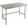 Advance Tabco TVSS-242 24" x 24" 14 Gauge Spec-Line Flat Top with Open Base Work Table
